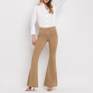 Tan Vervet Flares